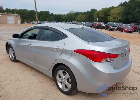 2013 Hyundai Elantra Gls from USA, damaged, VIN 5NPDH4AEXDH314789